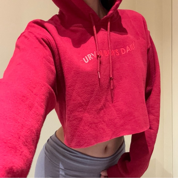 Civil Regime Tops - ✨ CURVIN BOYS DAILY CROP HOODIE ✨